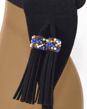 Tassel and Bead Embellished Flat Sandals - 4D's T&D Inc