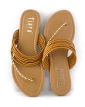 Braided Pattern Side Toe Strap Flat Sandals - 4D's T&D Inc