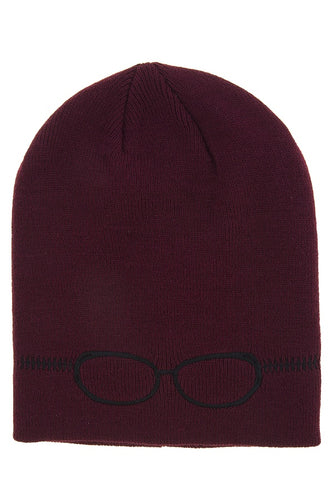 Embroidered glass beanie - 4D's T&D Inc