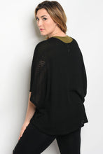Ladies fashion plus size 3/4 sleeve light weight acrylic blend kimono - 4D's T&D Inc