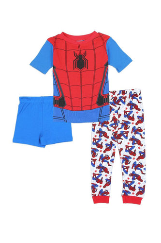 Boys spider-man 4-10 3pc pajama set - 4D's T&D Inc