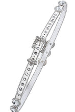 Skinny rhinestone belt - 4D's T&D Inc