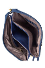 Multi zip pocket nylon twill cross body bag - 4D's T&D Inc