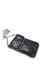 Chain accent metallic cellphone holder cross body bag - 4D's T&D Inc