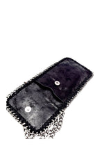 Chain accent metallic cellphone holder cross body bag - 4D's T&D Inc