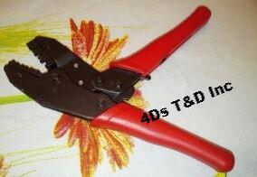Ratchet Crimping Tool. Item # 4DS103-RC. Price $26.85 - 4D's T&D Inc