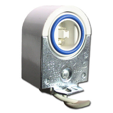Kulka Fluorescent Lamp Socket 'Fixed End' Tombstone snap-in Lamp Socket - Kulka 350-2. Part # 4DS-K350-2 - 4D's T&D Inc