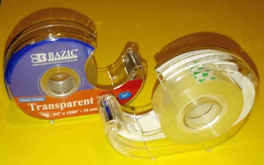 Transparent Tape. Item # 4DS-TT61/0912. Price $1.85 - 4D's T&D Inc