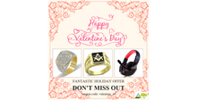 Jewelry men Valentine's Gifts rings headset audio Code Valentine 14 - 4D's T&D Inc