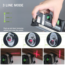 Laser Level Multipurpose Horizon Vertical Measure Tape 8Ft 2.5M Aligner Ruler Tool Black - 4D's T&D Inc