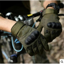 Two Pairs Gloves Hard Military Knuckle Tactical Gloves Motorbike Motorcycle ATV Riding Army Combat Full Finger Gloves for Men - 4D's T&D Inc