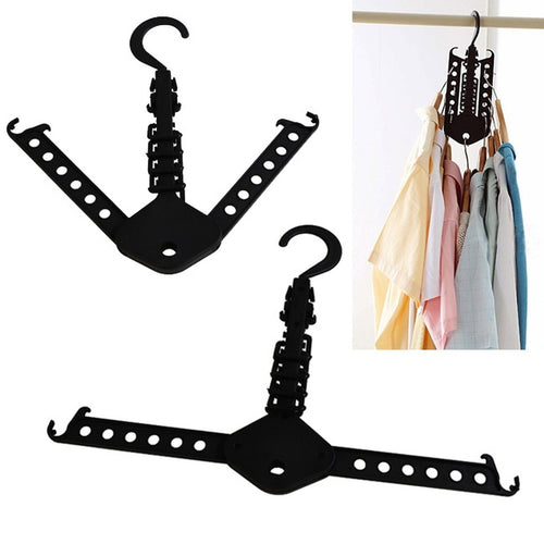 Space Saver Folding Magic Clothes Hanger Closet Organizer - 4D's T&D Inc