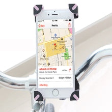 Bike Bicycle Motorcycle Handlebar Phone Stand Holder Bracket Mount Clip Universal 360 Degree Rotation  Shockproof for 3.5-6.5" - 4D's T&D Inc