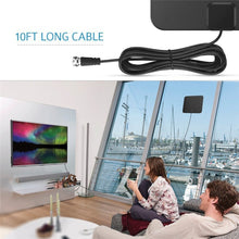 Bargain Deal HDTV Digital TV Amplified 10 Feet Cable Indoor Antenna 25 Miles Long Range for Signal Enhancement - 4D's T&D Inc