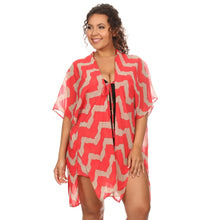 Plus Size Women's Front Tie Beach Dress Cove Up Ladies Beachwear Made in USA - 4D's T&D Inc