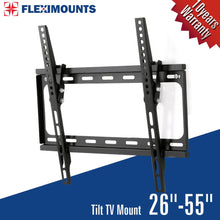 TV Wall Mount Bracket FLEXIMOUNTS T012 LCD LED Plasma Flat Tilt TV Wall Mount Bracket for most 26" - 55"  32" 37"  39" 40" 42" 46" 47" 49" 50" 52" tvs - 4D's T&D Inc
