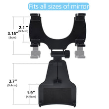 Powstro's Universal Phone Holder Stands 360 Degrees Car Rearview Mirror Mount Phone Holder For iPhone Samsung HTC GPS Smartphone - 4D's T&D Inc