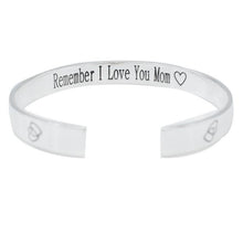 Forever and Always I Love you Mom Women Bracelets Jewelry Love Heart Bangle Gift. - 4D's T&D Inc