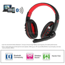 Headphone Earphones Headset Hands-free Professional Wireless Bluetooth 3.0 Gaming Adjustable Headband with Microphone for Smarter moves - 4D's T&D Inc