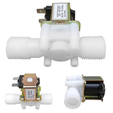 Electric Solenoid Valve 1/2" NC 12Vdc Magnetic Plastic Water Valve Air Control Switch Normally Close - 4D's T&D Inc