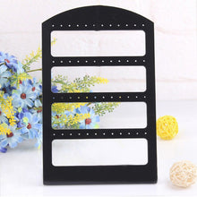48 Holes Earring Jewelry Show Rack Black Plastic Show Rack Stand Holder New, Home Decor, Jewelry Rack Stand, Jewelry Organizer, Jewelry display Rack, New - 4D's T&D Inc
