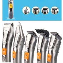 Rechargeable 7 in 1 Pro Barber Salon Hair Beard Cut Trimmer Clipper KEMEI KM-680A Cutter 110V-220V - 4D's T&D Inc
