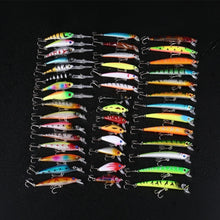 Fishing Minnow Lures Sets 43Pcs/set Mixed Models Fishing Lures 43 Clolor Mix Minnow Lure Crank Bait Tackle - 4D's T&D Inc