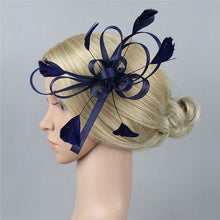 Feather Hair Fascinator Wedding Bridal Party Clip Brooch Pin Hair Beauty Aid Accessory - 4D's T&D Inc