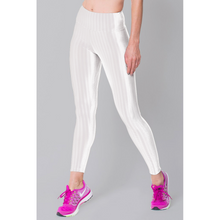 Women Fashion White 3D Disco Leggings - 4D's T&D Inc