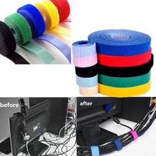 Reusable Magic Tape Hook 5M Self-Gripping Fastener Power Wire Loop Tape Nylon Straps Nylon Cable Ties Hose Tubes Deal - 4D's T&D Inc