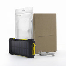 Solar Phone Charger PowerBank DCAE Real 10000mAh Power Bank Waterproof Shock drop resistance Dual USB Travel  For Android smart phone - 4D's T&D Inc