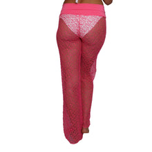 Women's Crochet Pants with Waist Band Swimwear Beach Cover Up Made in USA - 4D's T&D Inc