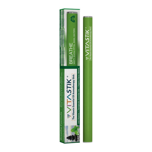 VitaStik Breathe Essential Oil Stick - Spearmint Menthol Aromatherapy - 4D's T&D Inc