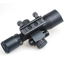 Hunting Rifle Optics Scope by CVLIFE 2.5-10 x 40e Red Green Illuminated Crosshair - 4D's T&D Inc
