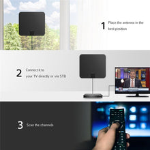 Bargain Deal HDTV Digital TV Amplified 10 Feet Cable Indoor Antenna 25 Miles Long Range for Signal Enhancement - 4D's T&D Inc