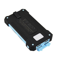 Solar Phone Charger PowerBank DCAE Real 10000mAh Power Bank Waterproof Shock drop resistance Dual USB Travel  For Android smart phone - 4D's T&D Inc