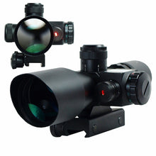 Hunting Rifle Optics Scope by CVLIFE 2.5-10 x 40e Red Green Illuminated Crosshair - 4D's T&D Inc