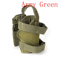 Airsoft Military Tactical Left Hand Drop Pouch Tactical  600D Black Universal Pistol Drop Leg Left Hand Holster - 4D's T&D Inc