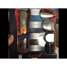 Rechargeable 7 in 1 Pro Barber Salon Hair Beard Cut Trimmer Clipper KEMEI KM-680A Cutter 110V-220V - 4D's T&D Inc