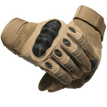 Gloves Hard Military Knuckle Tactical Gloves Motorbike Motorcycle ATV Riding Army Combat Full Finger Gloves for Men - 4D's T&D Inc