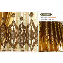 Fashion window Curtain Quality burnt-out fashion modern sheer curtains with blackout lining for windows - 4D's T&D Inc