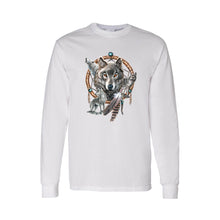 Unisex Long Sleeve Shirt Wolves With Dreamcatcher - 4D's T&D Inc