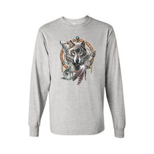 Unisex Long Sleeve Shirt Wolves With Dreamcatcher - 4D's T&D Inc