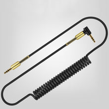 FREE SHIPPING 4.9 FT AUX Cable 3.5 mm Audio Cable Spring Extension Cord Male To Male For Car Stereo PC Speaker Headphone - 4D's T&D Inc