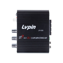 Mini Computer Car Amplifier 2.1 Channel Stereo Subwoofer Out Amplifier LP-838 - 4D's T&D Inc