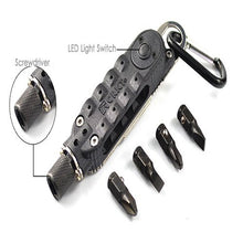 Multi-Purpose Tool Set EDC Survival Gear With LED Light Indoor Outdoor Uses - 4D's T&D Inc