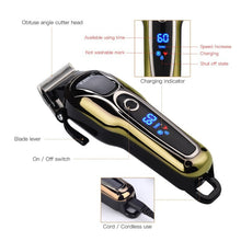 Turbocharged 2018 New 110v-240v Rechargeable Hair Clipper Professional Hair Trimmer Adjustable 5W Hair Clipper Men Kids Haircut Tool - 4D's T&D Inc