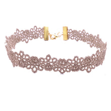 10 Pieces Women Choker Necklace Set Stretch Velvet Classic Gothic Tattoo Lace Choker - 4D's T&D Inc
