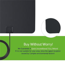 Bargain Deal HDTV Digital TV Amplified 10 Feet Cable Indoor Antenna 25 Miles Long Range for Signal Enhancement - 4D's T&D Inc