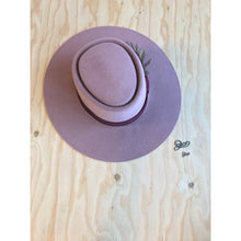El Rosal Wide Brim Pork Pie Hat - Pink - 4D's T&D Inc